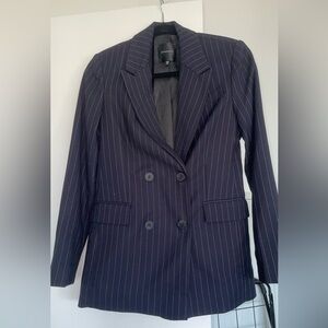 Dynamite Blue Pin Stripe Suit Set